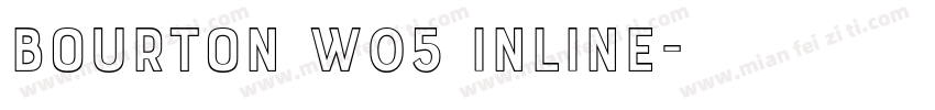 Bourton W05 Inline字体转换